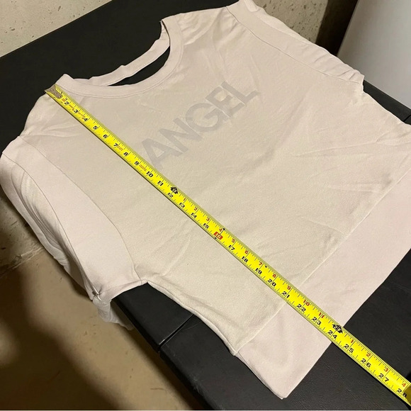 Victoria's Secret M Sweatshirt Women Gray ANGEL Logo Pullover Open Back NWT - Picture 10 of 10